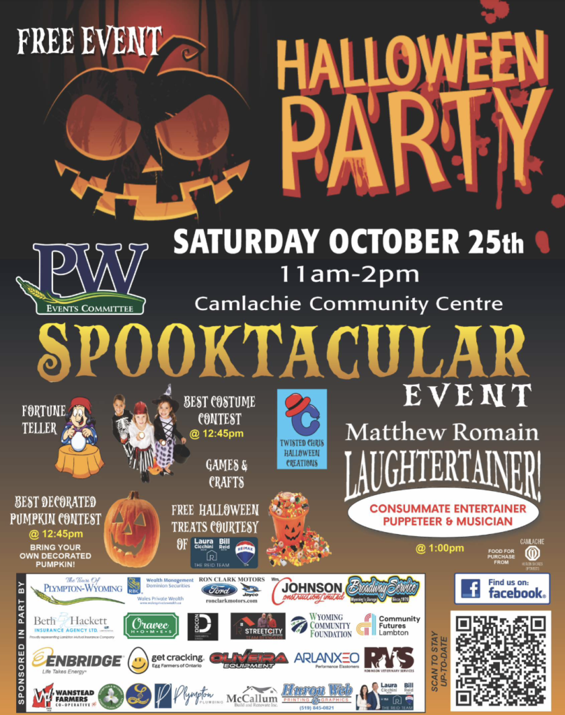 Plympton-Wyoming events committee hosts free halloween party