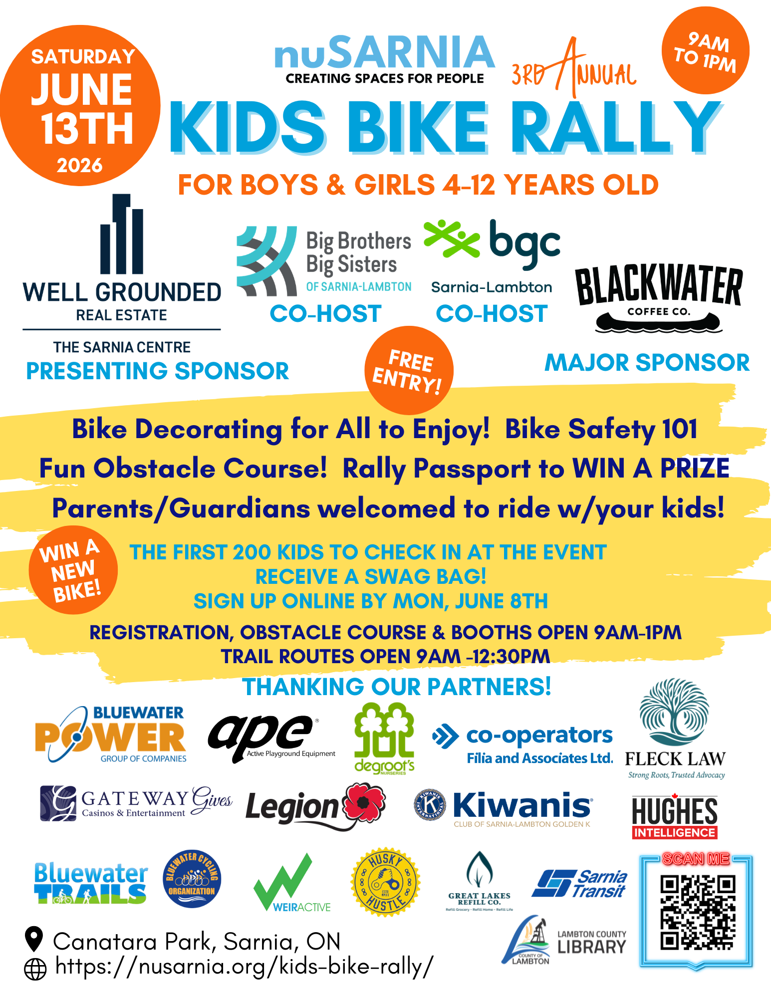 Kids Bike Rally Poster