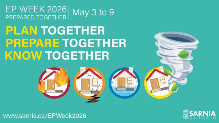 Sarnia spotlights teamwork at home for Emergency Preparedness Week