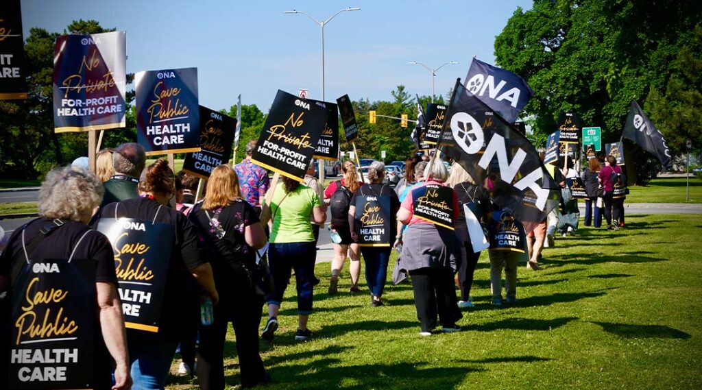 Ontario Nurses’ Association demands accountability for job cuts, privatization and chronic underfunding