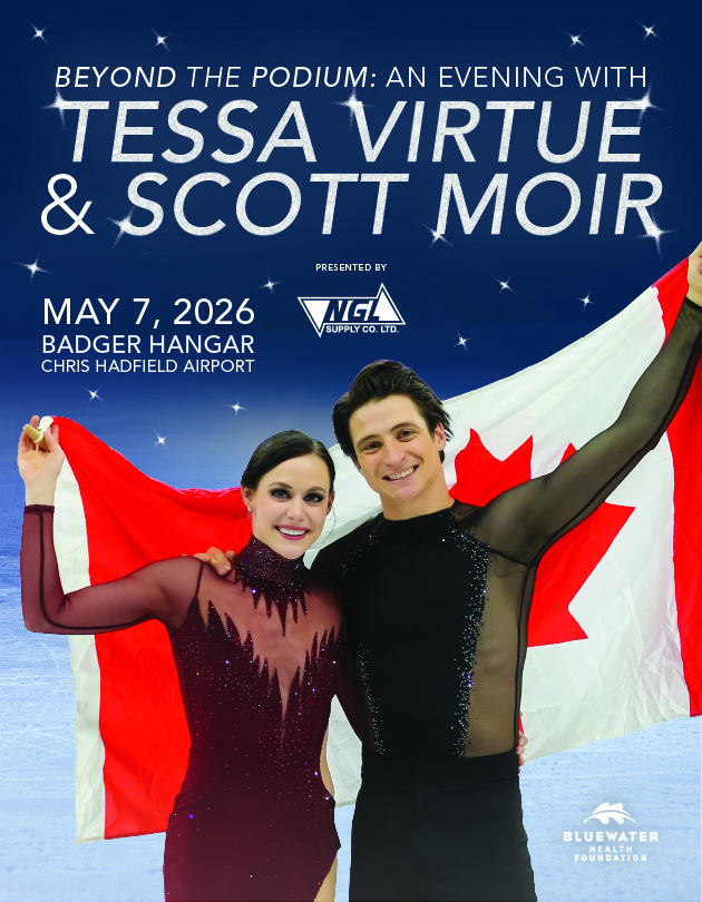Olympic icons Tessa Virtue and Scott Moir to headline Bluewater Health Foundation gala