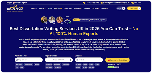 Best Dissertation Writing Services In 2026 – Top 3 Websites For Turnitin Safe Papers