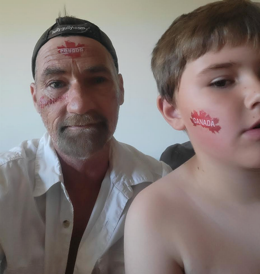 gibson-and-son-celebrating-canada-day-prior-to-incident