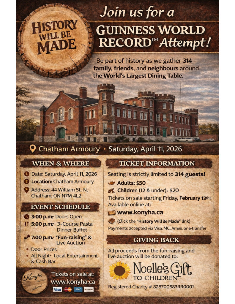 Community invited to join world record attempt for Noelle’s Gift