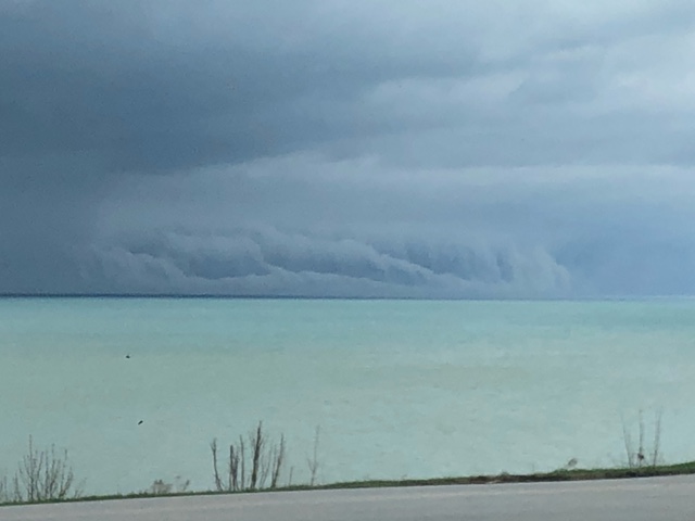 Passage of a storm