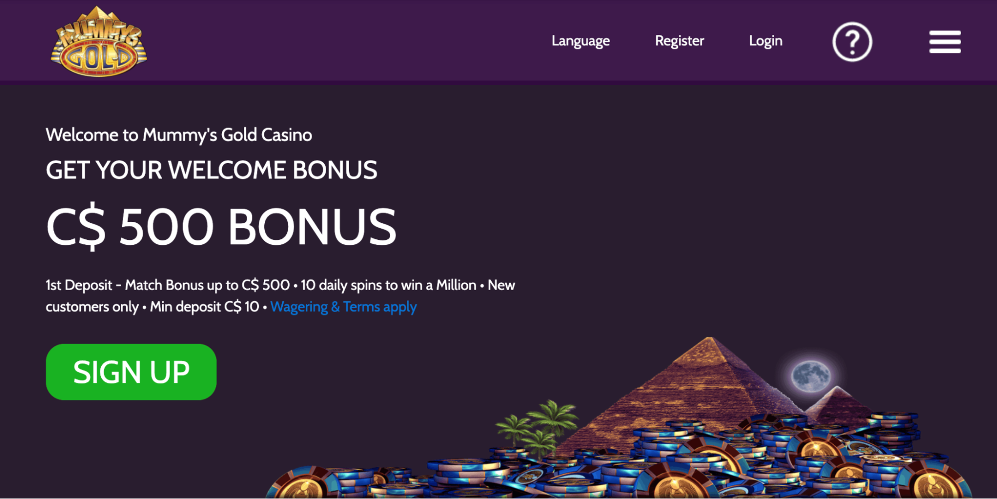 mummys gold online casino new