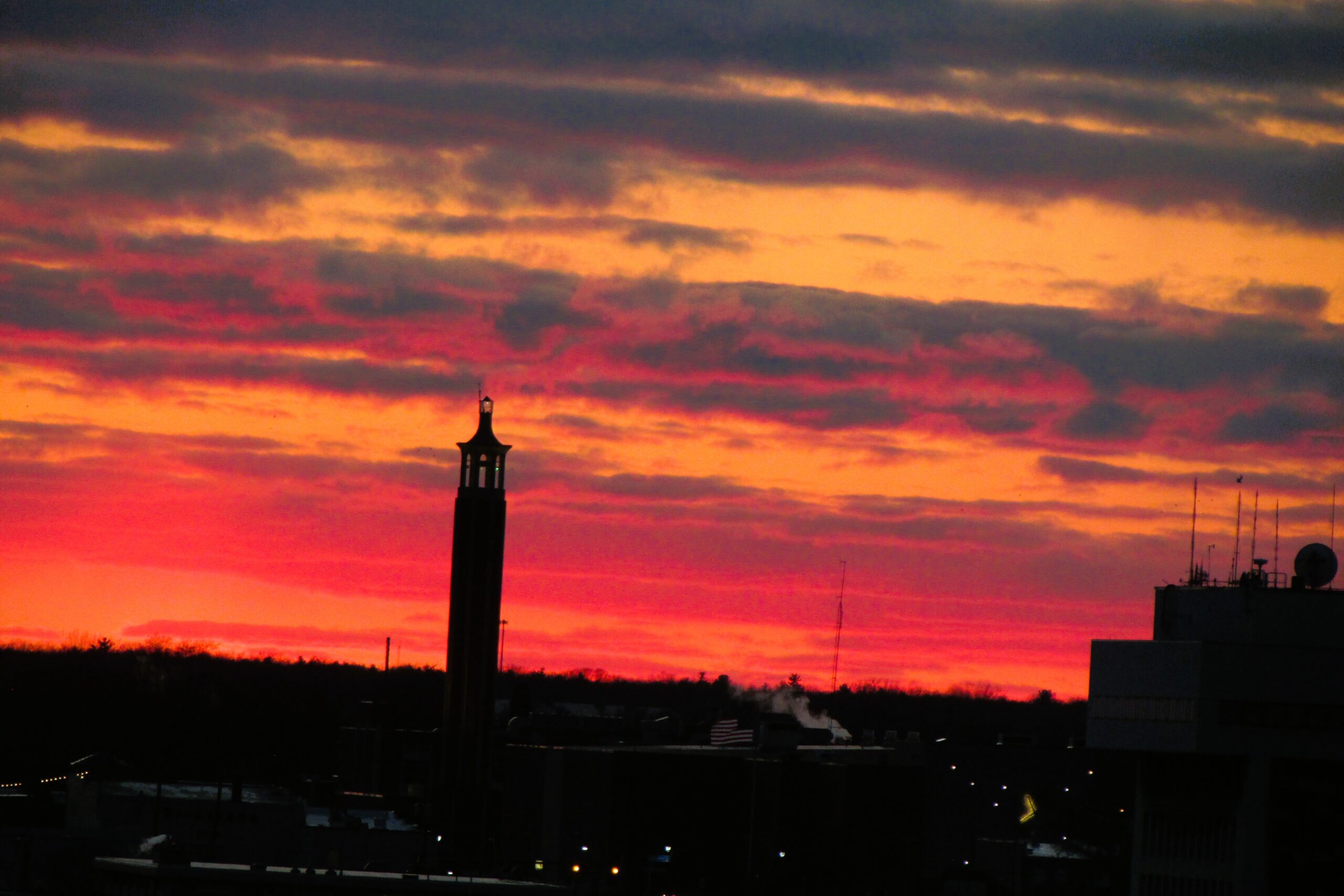 Sunset in March
