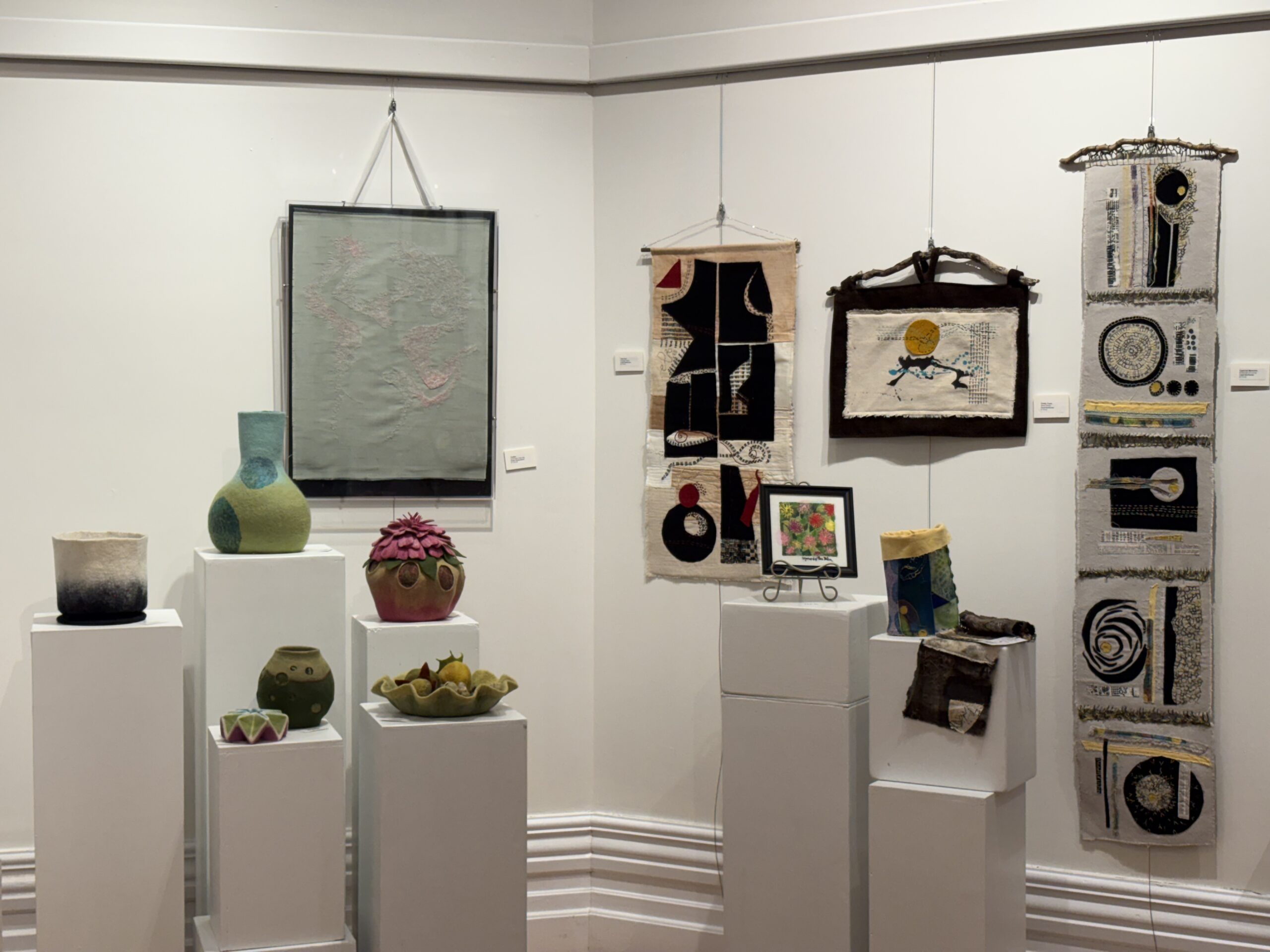 Local fibre art and member works take centre stage at Lawrence House