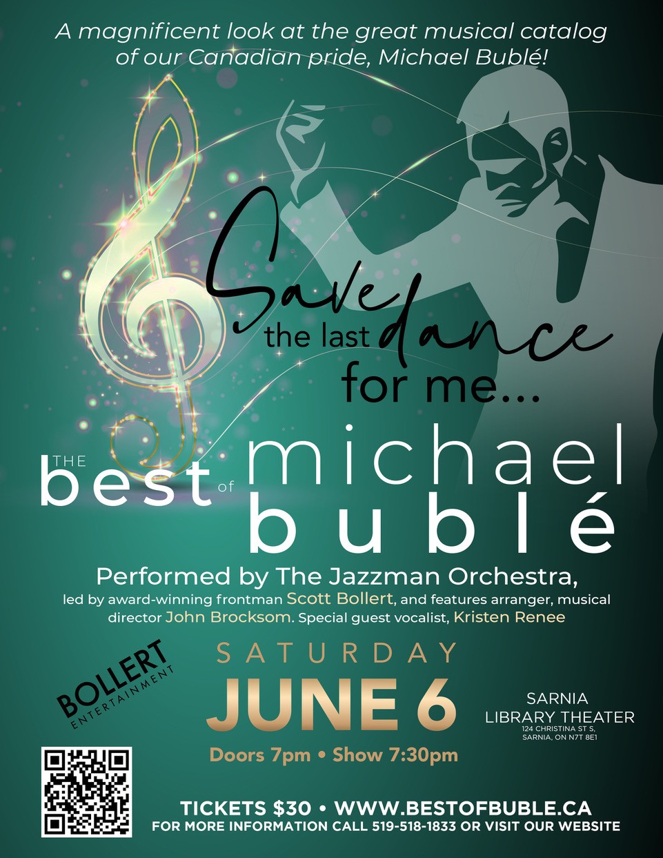 The Best of Bublé comes to the Sarnia Library Theatre