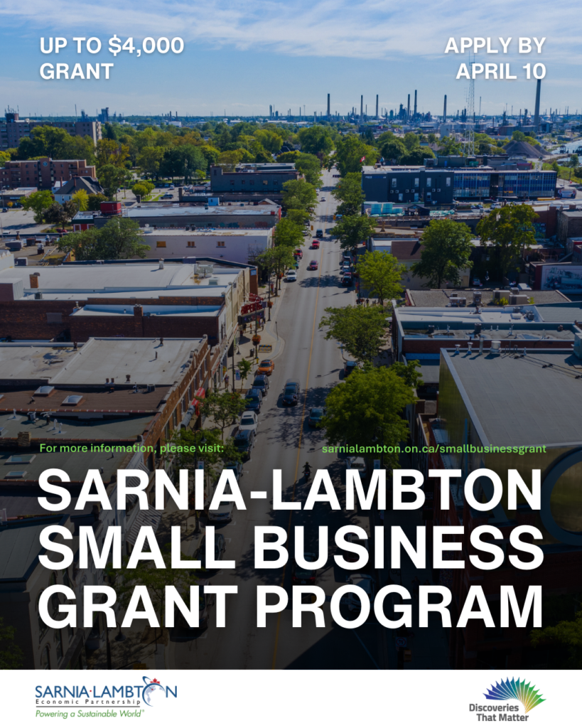 Sarnia-Lambton Economic Partnership launches small business grant program