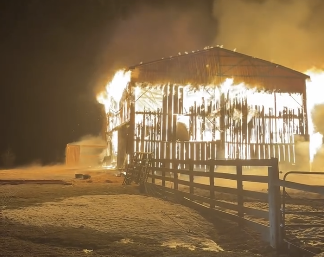 Community rallies around Ysebaert Acres after devastating barn fire
