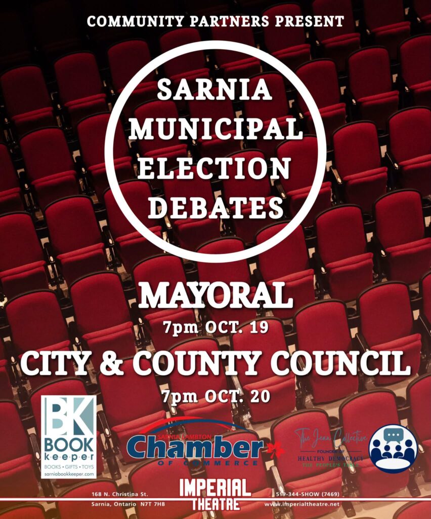 Community partners to host 2026 Sarnia-Lambton municipal election debates
