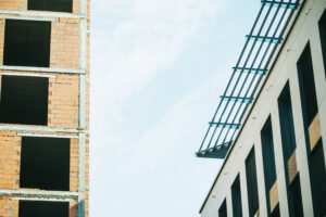 New contemporary buildings site